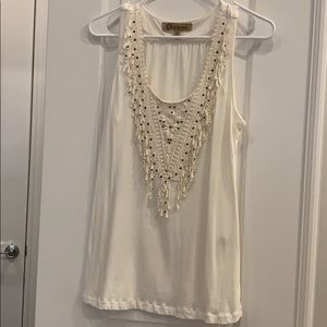 Embellished tank